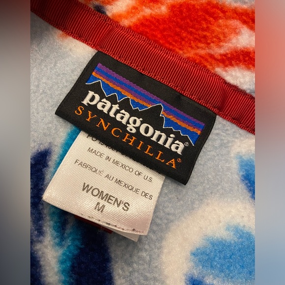 ❤️ Patagonia Discontinued Synchilla Fleece Pullover Hawaiian Manoa Dusk Blue - Picture 7 of 10